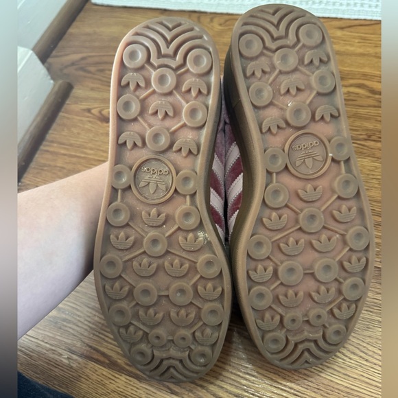 Adidas GAZELLE pink suede tennis shoes - Picture 3 of 6